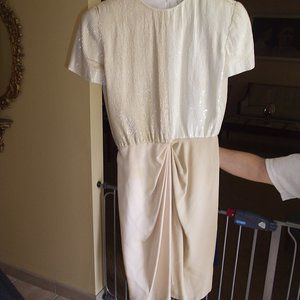 Sequined Bill Blass Dress Size 6, Vintage 80's